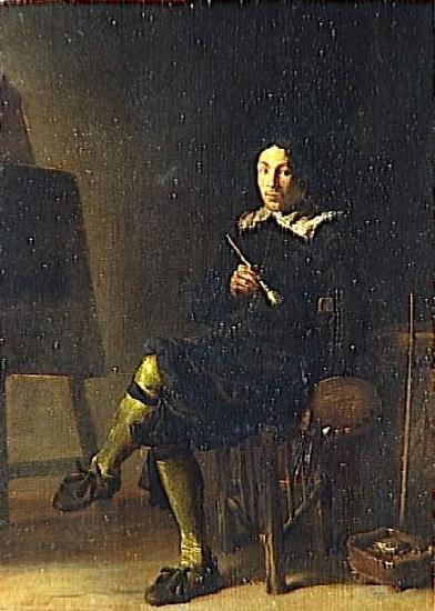 Cornelis Saftleven Self portrait oil painting picture